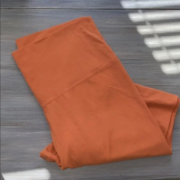 Nike Yoga Luxe 7/8 Leggings Orange - Picture 5 of 5